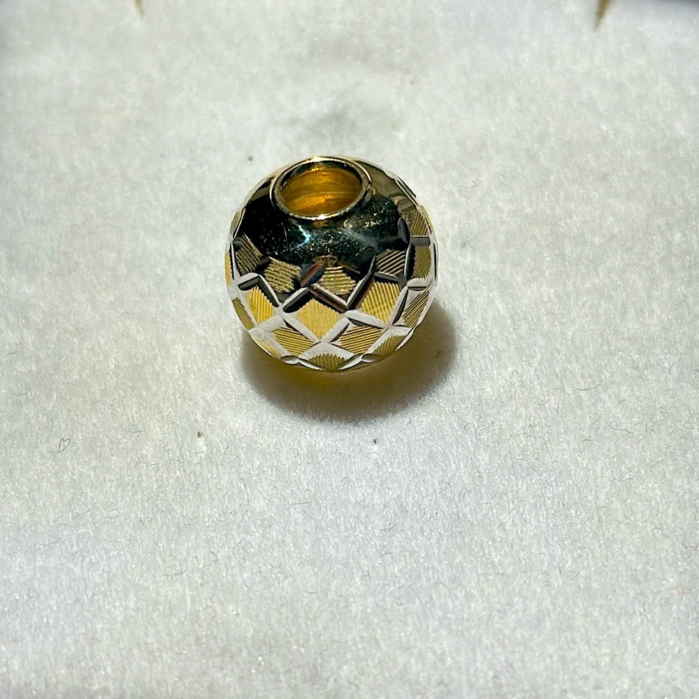 14 K Gold Soccer Ball Charm